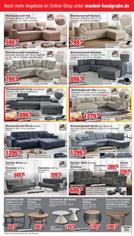 Couch im aktuellen Die Möbelfundgrube Prospekt (Mainz) Couch im Die Möbelfundgrube Prospekt "Unser größter Jubiläumsverkauf aller Zeiten!" mit 18 Seiten (Mainz)