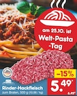 Aktuelle Rindfleisch Angebote bei Netto Marken-Discount in Fürth Aktuelles Rinder-Hackfleisch Angebot bei Netto Marken-Discount in Fürth ab 5,49 €