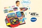 Super console turbo pilote 3 ans - VTECH à 49,99 € dans le catalogue JouéClub