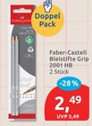 Bleistifte Grip 2001 HB von Faber-Castell für 2,49 € bei budni im Angebot Bleistifte Grip 2001 HB von Faber-Castell im aktuellen budni Prospekt