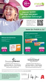 mea - meine apotheke Apotheken Prospekt der aktuellen Woche mit 4 Seiten, gültig von 01.07.2026 bis 31.07.2026, in Pforzheim und Umgebung Aktueller mea - meine apotheke Apotheken Prospekt in Pforzheim und Umgebung, "Unsere Juli-Angebote" mit 4 Seiten, 01.07.2026 - 31.07.2026