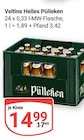 Helles Pülleken im Angebot bei GLOBUS in Frankenthal Helles Pülleken Angebote von Veltins bei GLOBUS Frankenthal für 14,99 €
