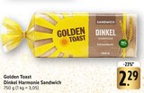 Dinkel Harmonie Sandwich Angebote von Golden Toast bei E center Filderstadt für 2,29 €