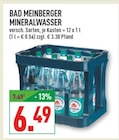 Mineralwasser von Bad Meinberger im aktuellen Marktkauf Prospekt
