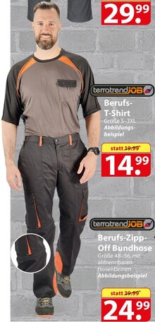 terratrendJob Berufs-T-Shirt oder Berufs-Zipp-Off Bundhose bei famila Nordost in Bremen terratrendJob Berufs-T-Shirt oder Berufs-Zipp-Off Bundhose im Angebot bei famila Nordost Bremen für 14,99 €