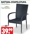 RATTAN-STAPELSTUHL im Angebot bei Wreesmann in Stendal RATTAN-STAPELSTUHL Angebote von Top Garten bei Wreesmann Stendal für 39,99 €