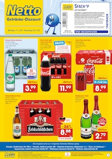 Netto Marken-Discount Prospekt "DER ORT, AN DEM DU IMMER AUSGEZEICHNETE PREISE FINDEST." mit  Seiten (Dresden)