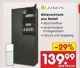 Aktenschrank aus Metall Angebote von Juskys bei Netto Marken-Discount Wermelskirchen für 139,99 €