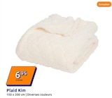 Plaid Kim en promo chez Action Saint-Maur-des-Fossés à 6,95 €