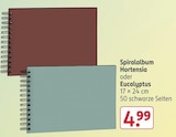 Spiralalbum Hortensia oder Eucalyptus Angebote bei Rossmann Weinheim für 4,99 €
