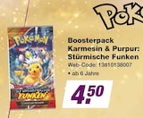 Boosterpack Karmesin & Purpur: Stürmische Funken Angebote von Pokémon bei expert Cottbus für 4,50 €