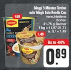 5 Minuten Terrine oder Magic Asia Noodle Cup Angebote von Maggi bei EDEKA Gera für 0,89 €