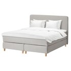 Boxspringbett Vågstranda mittelfest/Tussöy Gunnared beige 180x200 cm von DUNVIK im aktuellen IKEA Prospekt