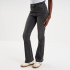 Jeans flare 5 poches denim gris femme à La Halle dans Étercy Jeans flare 5 poches denim gris femme à La Halle dans Étercy