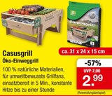 Casusgrill Öko-Einweggrill bei Zimmermann im Krummhörn Prospekt für 2,99 €