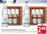 Mineralwasser im Angebot bei E center in Offenburg Mineralwasser Angebote von Naturpark Quelle bei E center Offenburg für 2,99 €