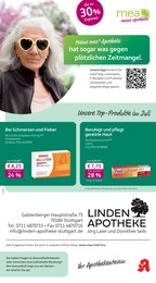 mea - meine apotheke Prospekt für Stuttgart: "Unsere Juli-Angebote", 4 Seiten, 01.07.2025 - 31.07.2025