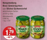 V-Markt Bobingen - Knax Gewürzgurken Angebot im Prospekt Knax Gewürzgurken bei V-Markt im Bobingen Prospekt für 1,79 €