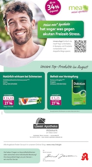 Aktueller mea - meine apotheke Prospekt (Geldern, 4 Seiten zum blättern mea - meine apotheke Prospekt Unsere August-Angebote mit 4 Seiten