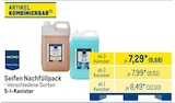 Seifen Nachfüllpack im Angebot bei METRO in Reutlingen Seifen Nachfüllpack Angebote von METRO PROFESSIONAL bei METRO Reutlingen für 8,68 €