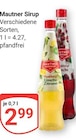 Sirup Limette Zitrone im Angebot bei GLOBUS in Bensheim Sirup Limette Zitrone Angebote von Mautner bei GLOBUS Bensheim für 2,99 €