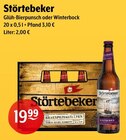 Glüh-Bierpunsch oder Winterbock Angebote von Störtebeker bei Getränke Hoffmann Cottbus für 19,99 €