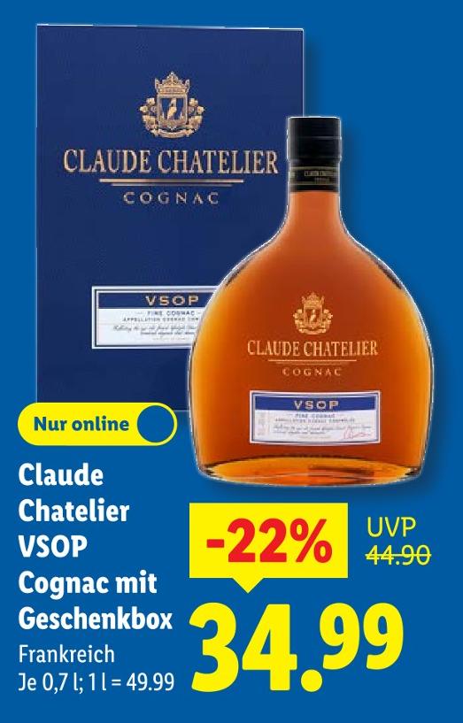 VSOP Cognac mit Geschenkbox