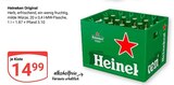 Original im Angebot bei GLOBUS in Ribnitz-Damgarten Original Angebote von Heineken bei GLOBUS Ribnitz-Damgarten für 14,99 €