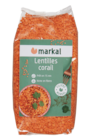 Lentilles corail - 500 g à NaturéO dans Mailly-Champagne Lentilles corail - 500 g à NaturéO dans Mailly-Champagne
