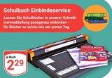 Schulbuch Einbindeservice im Angebot bei GLOBUS in Jena Schulbuch Einbindeservice Angebote bei GLOBUS Jena für 2,29 €