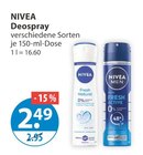 Deospray von NIVEA im aktuellen V-Markt Prospekt für 2,49 €