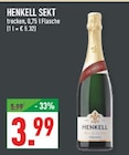 Sekt Angebote von Henkell bei Marktkauf Lemgo für 3,99 €
