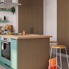 Promo Panneau tasseau décoratif en MDF(m) noir 60 x 280 cm à 49,90 € dans le catalogue Castorama à Mandelieu-la-Napoule