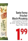 Frischer Blech-Pizzateig von Tante Fanny im aktuellen EDEKA Prospekt für 1,99 €