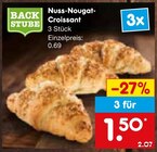 Nuss-Nougat-Croissant im Angebot bei Netto Marken-Discount in Münster Nuss-Nougat-Croissant Angebote bei Netto Marken-Discount Münster für 1,50 €