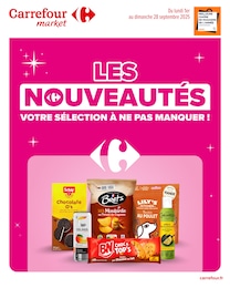 Prospectus Carrefour Market, "LES NOUVEAUTÉS VOTRE SÉLECTION À NE PAS MANQUER !" à Villefort et alentours, 14 pages, 01/09/2025 - 28/09/2025 Catalogue Carrefour Market "LES NOUVEAUTÉS VOTRE SÉLECTION À NE PAS MANQUER !" à Villefort et alentours, 14 pages, 01/09/2025 - 28/09/2025