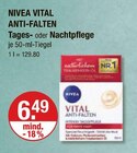 Anti-Falten Tages- oder Nachtspflege von Nivea Vital im aktuellen V-Markt Prospekt für 6,49 €