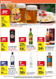 Prix et réduction Blended Whisky dans le prospectus Carrefour en cours Offre Blended Whisky dans le catalogue Carrefour du moment à la page 41