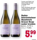 Baden Schriesheimer Handwerk Grauer Burgunder trocken Angebote von Schriesheim bei E center Weinheim für 5,99 €