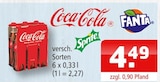 Aktuelles Fanta, Sprite Angebot bei Getränke Oase in Rheda-Wiedenbrück ab 4,49 €