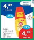 Multi Insect Pumpspray von Autan im aktuellen budni Prospekt