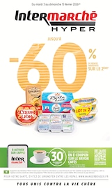 Catalogue Intermarché Hyper à Senlis cette semaine, valable du 03/02/2026 au 15/02/2026 Prospectus Intermarché Hyper à Senlis, "JUSQU'À -60% DE REMISE IMMÉDIATE SUR LE 2ÈME", 56 pages de promos valables du 03/02/2026 au 15/02/2026