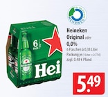 Aktuelles Heineken Original Angebot bei famila Nordost in Lübeck ab 5,49 €