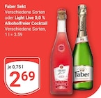 Sekt im Angebot bei GLOBUS in Siegen Sekt Angebote von Faber bei GLOBUS Siegen für 2,69 €