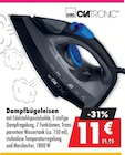 Dampfbügeleisen von Clatronic im aktuellen Mäc-Geiz Prospekt
