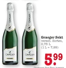 Sekt von Graeger im aktuellen E center Prospekt