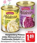 Mildessa mildes Weinsauerkraut Angebote von Hengstenberg bei E center Kaiserslautern für 1,49 €