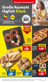 Aktueller Lidl Prospekt mit Brot, "LIDL LOHNT SICH", Seite 3