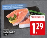 Lachssteaks im EDEKA Prospekt Lachssteaks von im aktuellen EDEKA Prospekt für 1,29 €