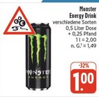 Energy Drink Angebote von Monster bei nah und gut Bautzen für 1,00 €
